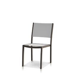 Dining Side Chair Tex Gray Frame / Cloud Gray Sling